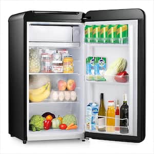 3.2 cu. ft. Mini Refrigerator with True Freezer in Black