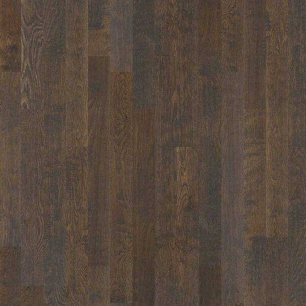 Shaw Take Home Sample - Kolby Meadows Quarry Solid Hardwood Flooring - 4 in. x 8 in.