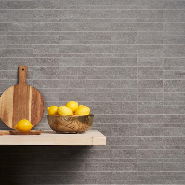 Ivy Hill Tile Monolith Slate Gray 11.81 in. x 11.81 in. Stacked
