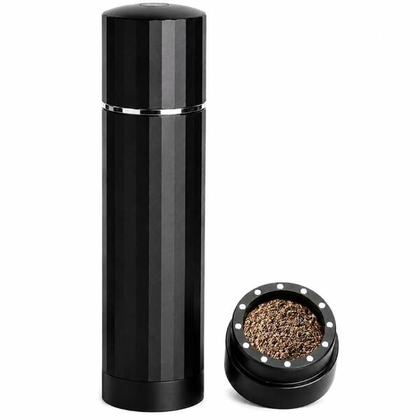 Heavy Duty Stainless Steel Manual Pepper Grinder with Magnetic Powder Chamber and 8-to-60 Click Range
