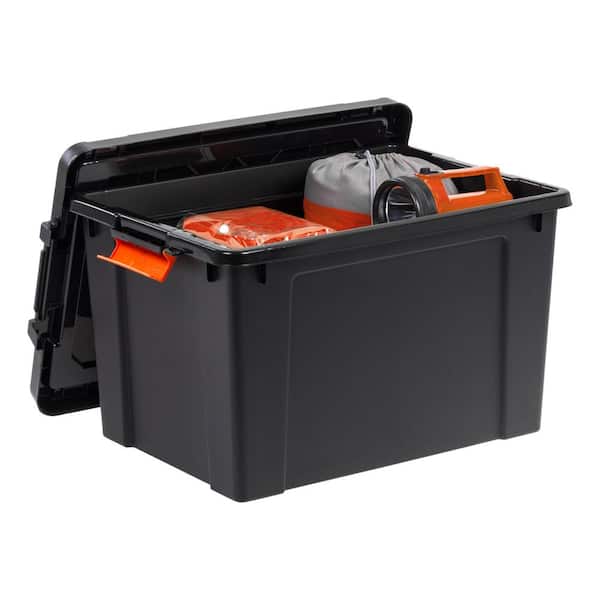 19 gal. Heavy-Duty Stackable Storage Tote