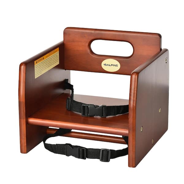 Alpine Industries Children's Booster Seat in Mahogany
