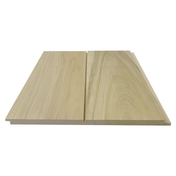 Swaner Hardwood 1 in. x 8 in. x 6 ft. Poplar Shiplap Board (2-Pack)