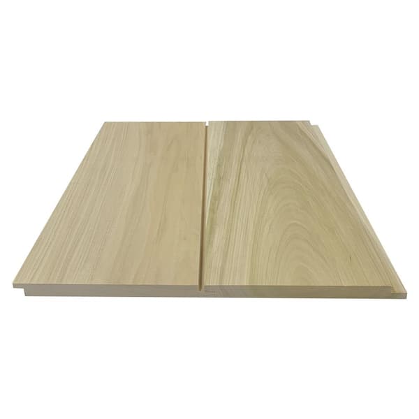 Swaner Hardwood 1 In X 8 In X 6 Ft Poplar Shiplap Board 2 Pack