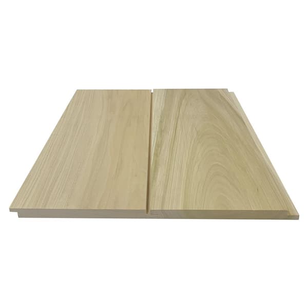 1 in. x 8 in. x 8 ft. Poplar Shiplap Board (2-Pack)