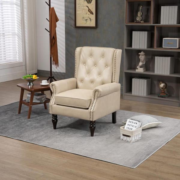 aisword LuxComfort Upholstered PU Leather Accent Chair with