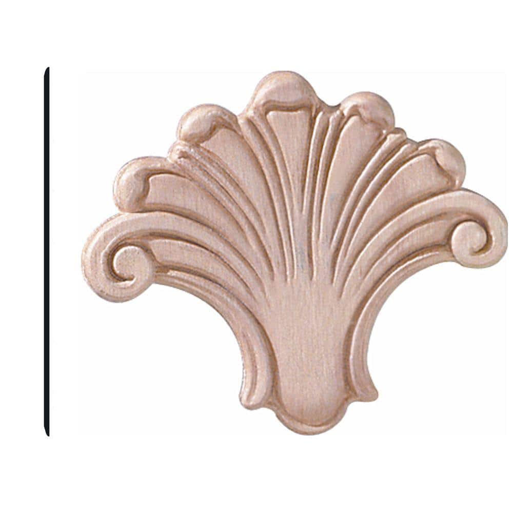1/4 in. x 3 in. x 3-5/8 in. Birch Wood Shell Accent Moulding (2-Pack) price history on PriceWatchPro