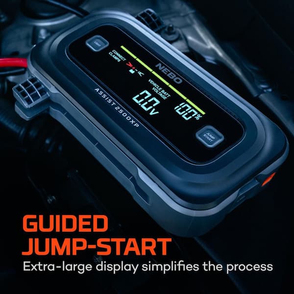 NEBO Air 2500-Amps Jump Starter with Power Bank and Emergency