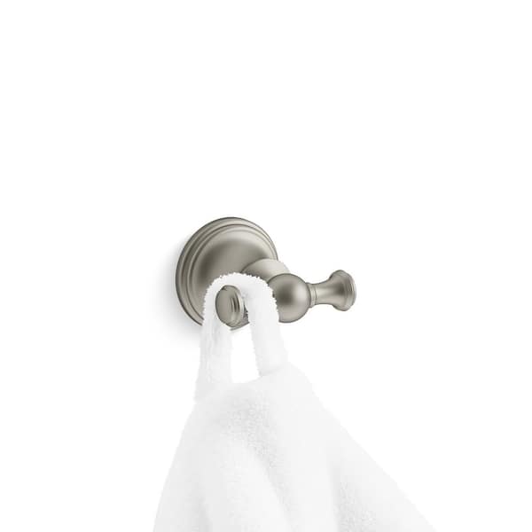 Capilano Robe Hook in Vibrant Brushed Nickel