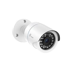 1080P 4-in-1 HD Wired Outdoor Hardwired Bullet Security Camera with Night Vision, White