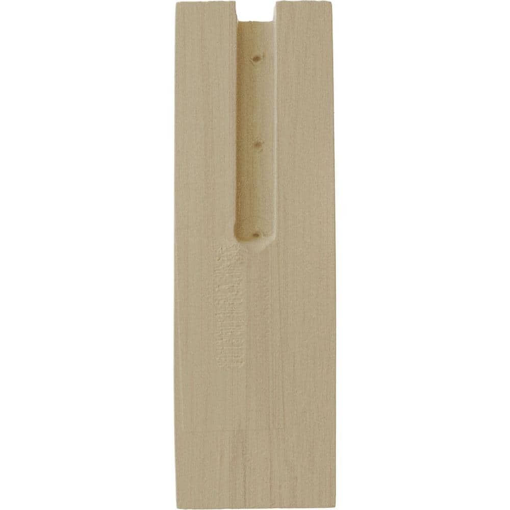 Hamilton Traditional 2.25"W x 7"H x 5"D Rubberwood Corbel