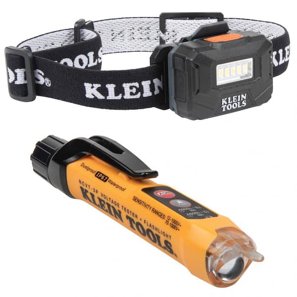 Klein Tools Rechargeable Headlamp and Non-Contact Voltage Tester Tool Set, 2-Piece