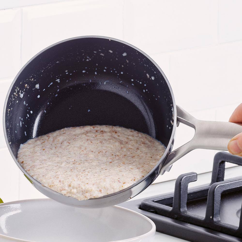Stainless Steel Nonstick Saute Pan with Glass Lid, 3.75 qt