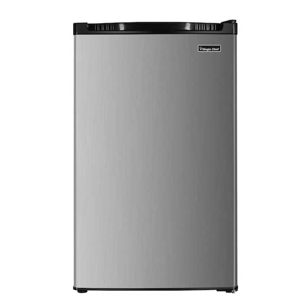 4.4 cu. ft. Compact Mini Refrigerator in Stainless Look