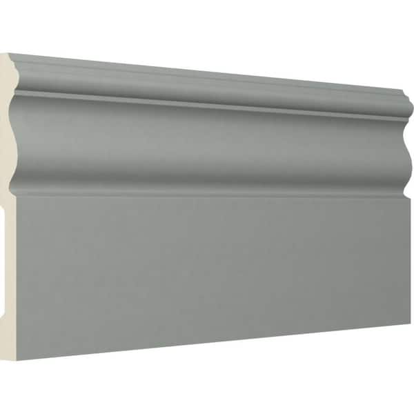 1/2 in. x 4-3/4 in. x 94-1/2 in. Polyurethane Bradford Baseboard Moulding