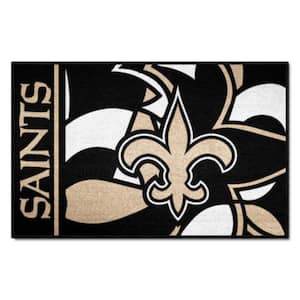 New Orleans Saints Patterned 1.5 ft. x 2.5 ft. XFIT Design Starter Area Rug