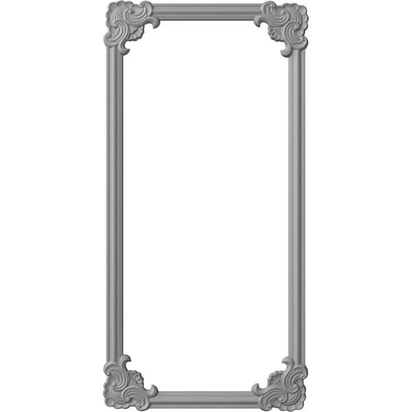 Ekena Millwork 13.35 Sq. Ft. Unfinished Polyurethane Pompeii Panel Moulding Kit (Single Panel)