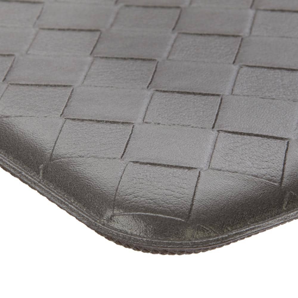 Charcoal Foam Anti-Fatigue Kitchen Mat, 17.5" x 60"