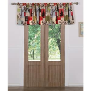 Rustic Lodge 19 in. L Polyester Valance in Multi
