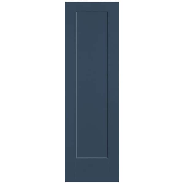 Masonite 24 in. x 80 in. 1-Panel Lincoln Park Single Bore Hollow Core Night Tide Molded Composite Interior Door Slab