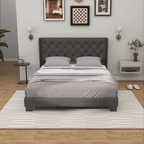 BED J.W. FORD 23ss グレー セットアップ サイズ0 Amazon.com: WEEWAY Full Size Platform Bed Frame with 4