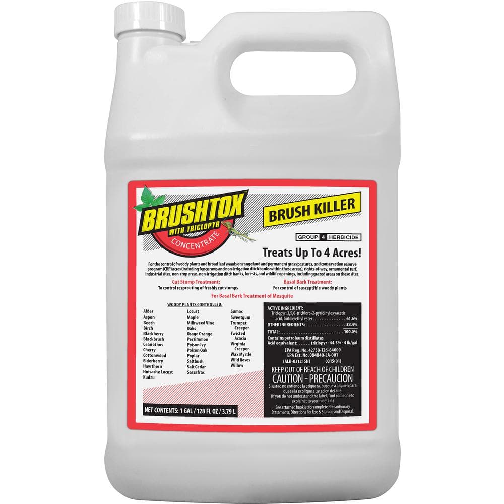 Brushtox 1 Gal. Brush Killer with Triclopyr 75262 The Home Depot