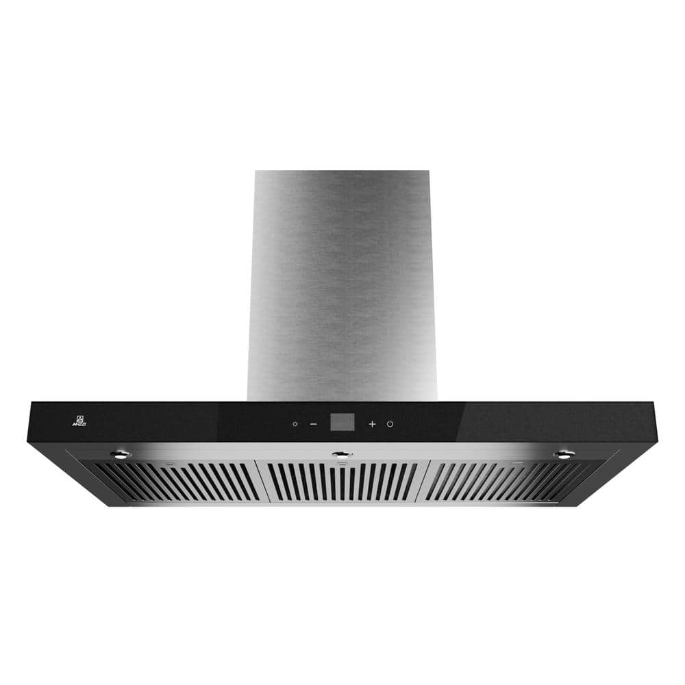 36" Stainless Steel Convertible Wall Mount Range Hood with LED Lights