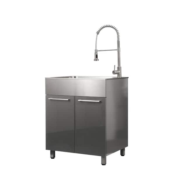 Presenza All in One 28 in. x 22 in. x 33.8 in. Drop-in Stainless 