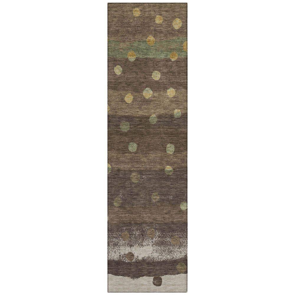 Chantille Machine Washable Indoor/Outdoor Abstract ACN2696 Chocolate 2 ft. x 7 ft. Runner Rug price history on PriceWatchPro