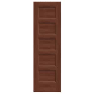 24 in. x 80 in. Conmore Amaretto Stain Smooth Hollow Core Molded Composite Interior Door Slab