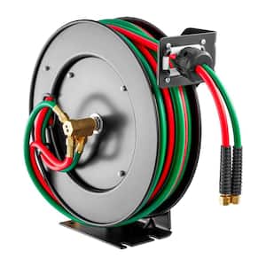 ileess ISOLINE_AX510 ② SKYSHALO Retractable Welding Hose Reel, 1/4 in. x 50 ft