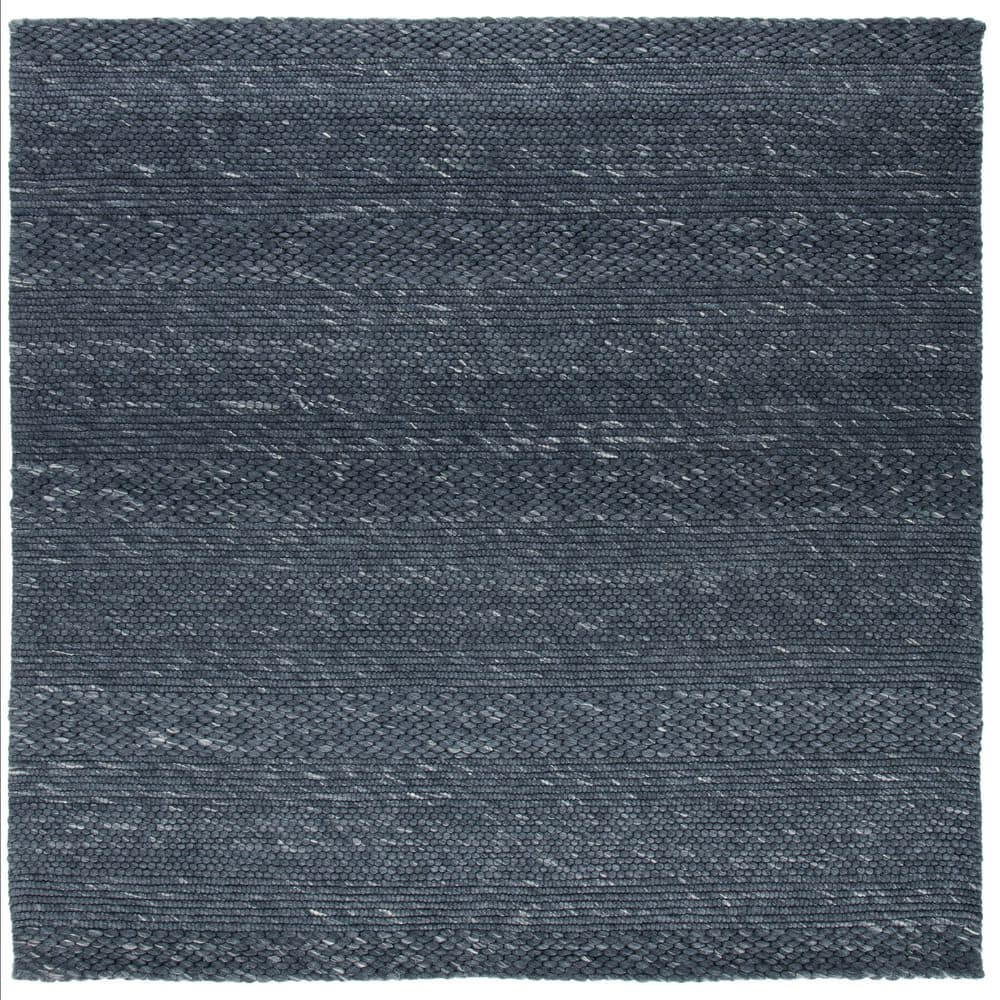 Marbella Charcoal 7 ft. x 7 ft. Striped Solid Color Square Area Rug price history on PriceWatchPro