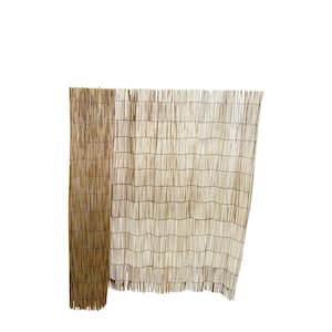 48 in. H x 168 in. W Natural Bamboo Reed Fence Panel