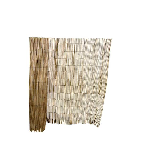 MGP 60 in. x 168 in. W Natural Bamboo Reed Fence Panel