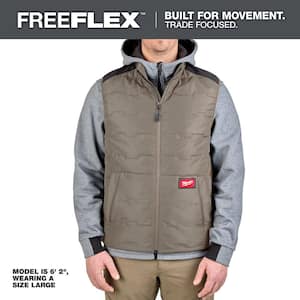 Men's Medium Brown FREEFLEX Lightweight Insulated Vest