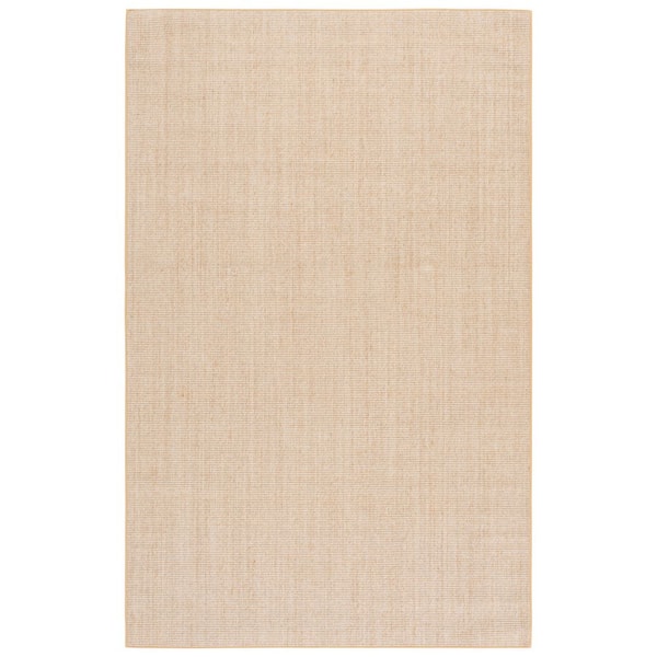 Martha Stewart 5 ft. x 7 ft. Beige/Ivory Solid Color Area Rug
