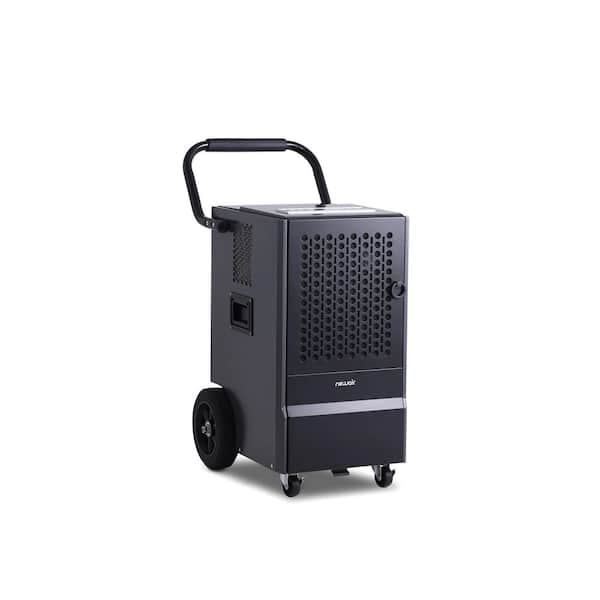 160 pt. 8,000 sq. ft. Bucketless Commercial Dehumidifier in. Black with Built In Pump
