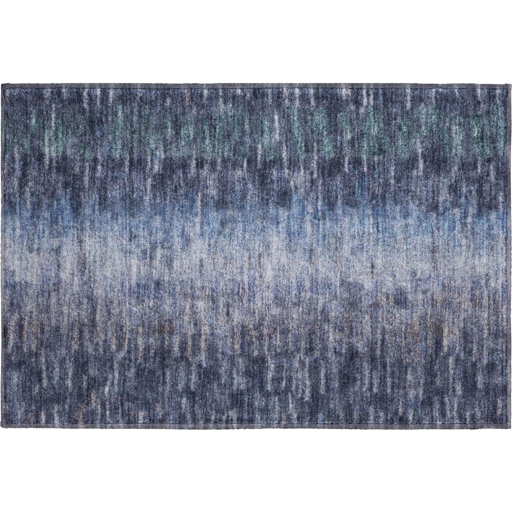 Mayfield Premium Machine Washable Abstract AMF2318 Navy 3 ft. x 4 ft. Area Rug price history on PriceWatchPro