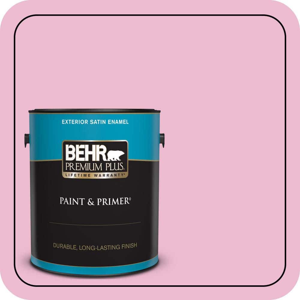 1 gal. #P130-2A Dainty Pink Satin Enamel Exterior Paint & Primer price history on PriceWatchPro