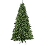 7.5 ft. Pre-Lit Crater Pine Artificial Christmas Tree with LED Lights