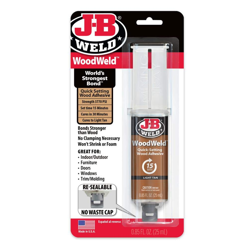 J-B Weld ClearWeld Epoxy, 8-oz