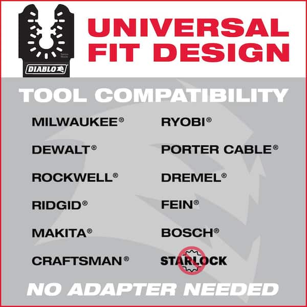 DIABLO Universal Fit Wood and Metal Bi-Metal & Carbide