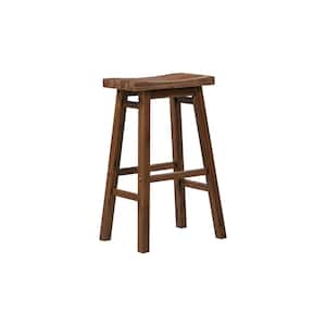 Sonoma Chestnut Wire-Brush Saddle Bar Stool