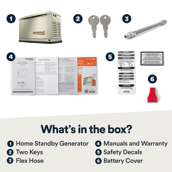 最高の品質 Watt 14,000 Generac - Home House Whole Cooled Air- Fuel Dual 加湿器