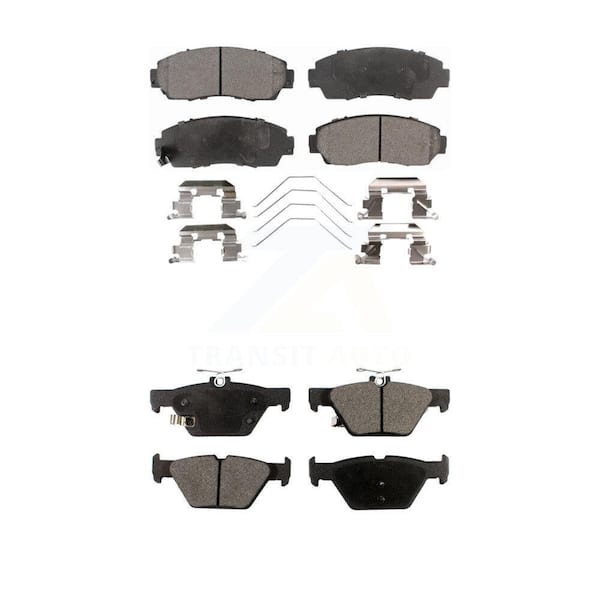 TEC Front Rear Ceramic Brake Pads Kit For 2016-2019 Subaru Legacy 2.5L KTC-100233