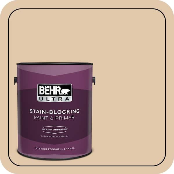 BEHR ULTRA 1 gal. #MQ2-08 Irish Cream Extra Durable Eggshell Enamel Interior Paint & Primer