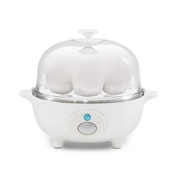Elite Cuisine 7-Egg White Egg Cooker with Automatic Shut-off