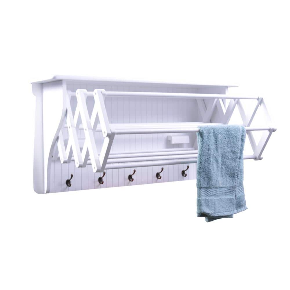 Large Clothes Drying Rack 50 Feet of Drying Space Large Wooden Clothes Rack  