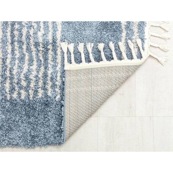 Rugs America Bennett 2 X 8 (ft) Snow Veil Indoor Stripe Runner Rug in the  Rugs department at