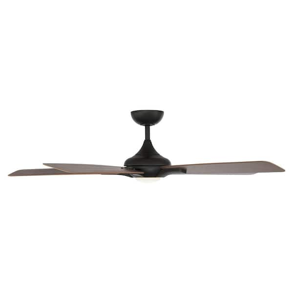 Mykonos 5 - 60 in. Smart Indoor/Outdoor Bronze 5-Blade Standard Ceiling Fan Soft White Integrated LED +Remote